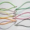 Suministro cuerda elástica de color de 2 mm hebilla de hierro banda de cuero cuerda para papelería cordón para máscara de ojos cuerda elástica hebilla en ambos extremos espinoso