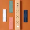 Soporte de regleta de enchufes de pared sin taladro, dispositivo de fijación de regleta de enchufes, herramienta de fijación de regleta de enchufes sin taladro