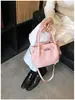 Bolso de cubo casual de moda, nuevo modelo primavera 2026, bolso de hombro con textura vintage, bolso de mano estético para el día a día, bolso cuadrado pequeño