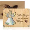 Temporada de Graduación Transfronteriza Temporada de Regreso a Clases Conejo Decoración de Pascua Cartera de Madera Regalo en Dinero Adornos de Madera Modernos Simples