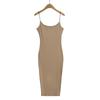 G029-24 início da primavera novo estilo francês puro desejo estilo textura menina sexy off-neck vestido de bainha de funda