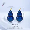 Misma Tienda Vieja Puzuo Mismo Estilo Oro Arena Accesorios DIY Siete Calabazas Colgante Collar Color Esmalte Fulu Cadena Versátil para Suéter