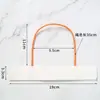 En stock al por mayor bolsa de papel asa de cuerda de mano cuerda de cuerda de papel kraft bolsa de mano bolsa de papel color cuerda de kraft cuerda de papel fabricantes