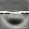 Estilo Étnico Boêmio Algodão Natural Feito à Mão Cor de Embrião Pedra Renda Feminina Feito à Mão Crochê Renda com Franjas
