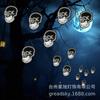 Decoración de Halloween Transfronteriza Luces de Neón LED con Luces de Calavera en Movimiento Venta al por Mayor