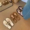 Sandalias Pequeñas de Estilo Francés, Zapatos de Playa Estilo Vacaciones para Mujer, Calzado de Verano para Exteriores, Nuevo Modelo 2026, Versátiles con Faldas, Sandalias Romanas