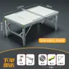 Banco de trabajo multifuncional para carpintería con mesa deslizante, sierra de mesa portátil, mesa de trabajo pequeña ajustable, banco de trabajo plegable para carpintería