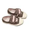 Estilo Coreano~Diseño de Parches de Lino con Tapa Abatible, Transpirables, de Encaje para Uso Diario, Suela Plana, Zapatillas Casuales de Moda Retro, Zapatos Blancos