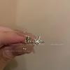 Diseño de nicho anillo de serpiente de gato personalizado traje dulce cool joyería estilo chica hot anillo de mariposa de alta gama anillo