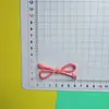 Ponto de Bolinha Gato Kt Laço Longo Acrílico DIY Acessórios de Joia Capa de Celular Furo Sapato Fivela de Sapato Material para Grampo de Cabelo