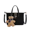 2026 Nuevo Bolso Tote Retro de Gamuza de Gama Alta Estilo Coreano de Nicho para Mujer, Gran Capacidad, para el Trabajo Diario, Bolso de Hombro, Bolso Cruzado