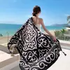 Lago Salado Chaka Noroeste Grande Turismo Estilo Étnico Bufanda Bufanda Nueva de Verano para Mujer Playa Marina Chal Protector Solar Delgado