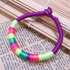 Festival do Barco-Dragão pulseira de corda colorida de linha grossa pulseira infantil e adulta Nó de Diamante corda de mão fabricantes fornecimento atacado