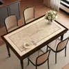 Mantel de mesa estilo francés, lavable, impermeable, a prueba de aceite, mantel de PVC, nuevo modelo 2026, lujo ligero, tacto de alta gama, mantel para mesa de sala