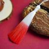 10cm Gradual Borla Franja Franja Pendurado Fãs Marcador Pingente Chinês Antigo Hanfu Pressachery Pendurado Franja Franja Franja Franja