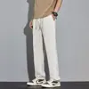 Pantalones Casuales de Algodón y Lino para Hombre 2026 Verano Nuevo Estilo Hombres Sencillos Holgados Transpirables de Lino Rectos