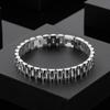 Pulseira Corrente de Aço Inoxidável Elegante Simples Versátil para Homens e Mulheres Casal Pulseira de Titânio Colorida Pulseira Feminina