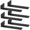 Suporte de Parede Flutuante de Ferro Fundido e Aço para Uso Pesado, Suporte Especial Transfronteiriço L, Suporte Super Resistente, Ferragens para Móveis