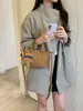 2026 Nuevo Bolso Tote Retro de Gamuza de Gama Alta Estilo Coreano de Nicho para Mujer, Gran Capacidad, para el Trabajo Diario, Bolso de Hombro, Bolso Cruzado