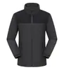 Chaqueta de una pieza con cuello alto engrosado, súper suave, cortavientos e impermeable, ropa de trabajo, logo personalizado, para hombres y mujeres, para exteriores