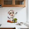 Pegatinas Divertidas e Interesantes de Ratón Sonda Animales Cubierta de Pared para Habitación Dormitorio Agujeros Feos Pegatinas Decorativas de PVC Autoadhesivas