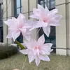 3 Novas Flores de Lírio Artificiais, Lírios Falsos para Casamento e Decoração de Casa, Atacado