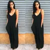 Ebay AliExpress comércio exterior vestido de praia Europeu e Americano irregular alça fina V profundo Bolso vestido feminino