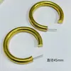 Aretes Calados DIY, Material de Latón, Estilo Europeo y Americano, Estilo Minimalista, Estilo Retro Sencillo y Único