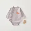 Roupas de Recém-Nascido para Primavera, Macacão de Bebê, Body para Bebê de Poucos Meses, Roupa Infantil Anyang de Algodão Puro Classe A, Outono
