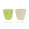 Nuevos Maceteros de Cerámica con Relieve Estilo Europeo de Jingdezhen, Maceteros Verdes para Plantas y Suculentas Estilo Nórdico, Decoración de Balcón, Maceteros de Escritorio