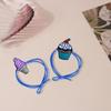 Tocado de helado simple de estilo coreano, aro para el cabello, cuerda para el cabello, accesorios duraderos para el cabello, tendones de goma, cuerda para el cabello simple, cabello hecho a mano