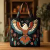 Nuevo producto transfronterizo TEMU Amazon bolso de mano de moda para mujer con estampado bolso de hombro tela Oxford 600D-2