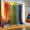 Ceremonia de Graduación de Jardín de Infancia Adornos de Gasa Suiza Accesorios Cortina de Gasa para Bodas Fondo de Techo de Escenario Arreglo de Gasa de Malla para Jardín de Infancia