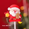 Decoração de Bolo de Natal para Celebridade da Internet 2025 Sino Papai Noel Boneco de Neve Decoração de Sobremesa de Confeitaria Plug-in