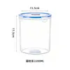 Caja Conservadora, Lonchera de Grado Alimenticio, Apta para Microondas, Lonchera Transparente, Lonchera a Prueba de Olores del Refrigerador, Caja para Comida Complementaria