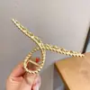 2025 Novo Prendedor de Tubarão Grande Acessório de Cabeça Prendedor de Cabelo Elegante Deusa Acessórios de Cabelo de Alta Qualidade