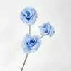 Processamento e personalização de 3 flores artificiais de rosas de coração para salão de casamento, decoração de banquete de noivado, arranjo de flores falsas, arranjo de flores de chão