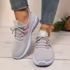 Cross2025 Primavera Novos Sapatos Femininos Respiráveis de Malha Moda Casual Sapatos Tamanho Grande Slip-on Sapatos Esportivos