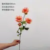 Crisantemos artificiales de color macarrón y flores de loto de rama alta para arreglos florales de sala de estar de casa de huéspedes y decoraciones de boda, disponibles para entrega de una sola pieza