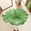 Alfombrilla Sencilla para el Hogar con Forma de Hoja de Tierra de Diatomeas, Alfombrilla Absorbente de Agua Antideslizante para Baño, Alfombrilla Drenante y Absorbente de Agua para Encimera de Cocina