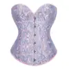 Corset estilo tribunal transfronteiriço, vestido de noite de noiva, peça íntima, body justo, corset de barbatanas abotoado, body modelador e realçador de busto