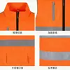 Chaleco de Voluntario Chaleco Transpirable Equipo de Publicidad Miembro de Fiesta de Team Building Voluntario Actividades de Bienestar Público Ropa de Trabajo para Hombre Impresión Personalizada