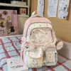 Set de Mochila Bicolor Modelo Nuevo Primavera 2026 para Estudiantes de Primaria y Secundaria, Bolsa de Tutoría de Estilo Alto Dopamina para Estudiantes de Secundaria