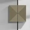 Nuevo Estilo Chino Antiguo Placa Sólida de Aluminio Manija de Puerta Tallada Hotel Club Caja Manija Lista para Usar