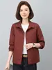 Moda para Madres Estilo Otoño Chaqueta Corta Mujer 2026 Holgada Casual Elegante Reductora de Edad Chaqueta para Mediana Edad y Mayores