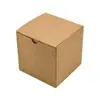 Caixa de Açúcar Quadrada Transfronteiriça Amazon 10*10*10cm Caixa de Doces para Casamento Papel Kraft Caixa de Embalagem para Presente Exportar Exportar