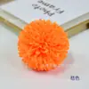 Flores de Crisantemo Artificiales Personalizables para Ping Pong, Bolas Artificiales de Espinas, Ramilletes de Muñecas para el Día del Niño, Decoraciones de Boda, Flores Hechas a Mano, Materiales de Flores de Seda