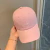 Gorra de Béisbol Grande con Estampado de Letras para Mujer, Nuevo Estilo Coreano Primavera/Verano, Visera Suave Simple, Visera Ancha, Protección Solar, Hace que la Cara Parezca Más Pequeña