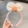 Diadema de Felpa con Astas de Ciervo de Dibujos Animados Lindos Estilo Coreano Sencilla Famosa en Internet para Niña Cara Dulce Accesorios para el Cabello
