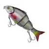 Señuelo de Pesca Duro tipo Minnow de Hundimiento Lento de 4 Secciones para Pesca en el Mar, Lubina de Agua Dulce y Pesca con Señuelo Topmouth
